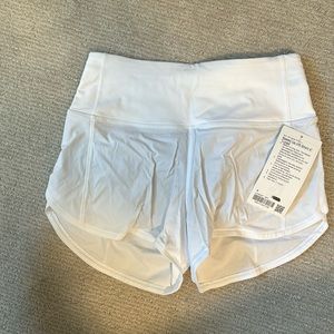 Brand new lululemon speed up short 4”